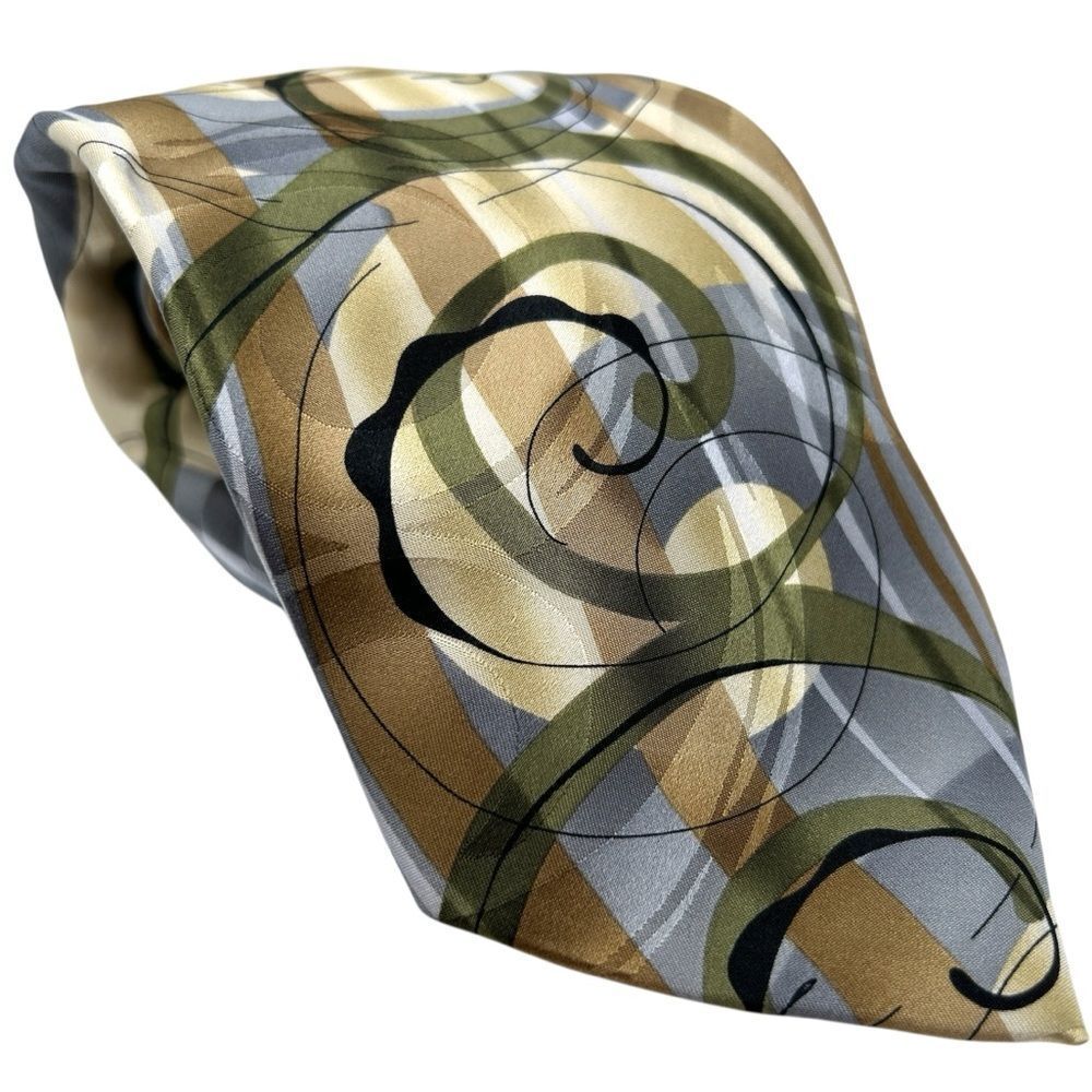 J. Jerry Garcia snail garden tie collection thirty four green brown blue black